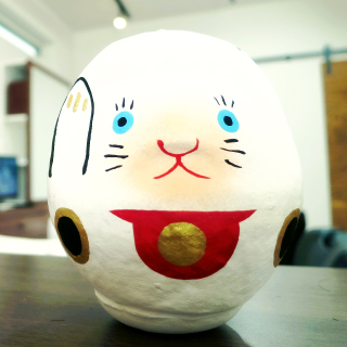 松戸の床屋　猫